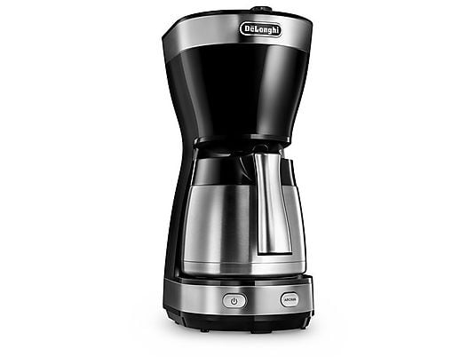 DELONGHI ICM16710 Filtre Kahve Makinesi Gümüş Siyah