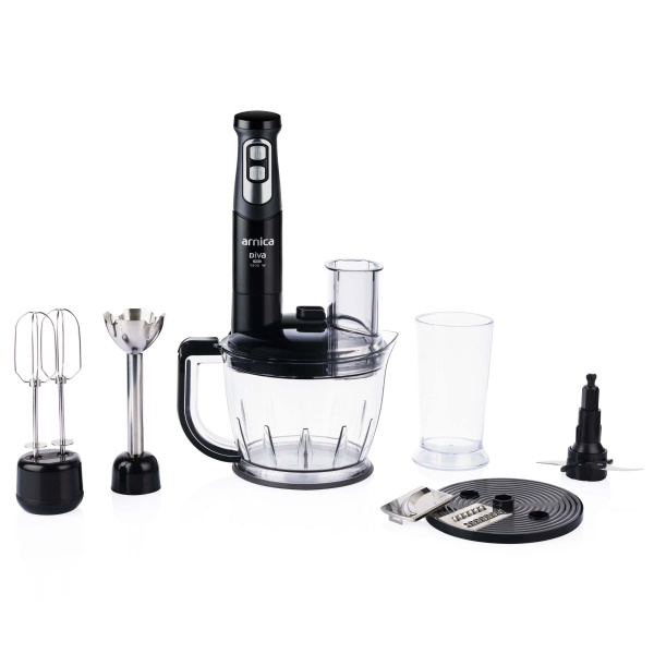 DİVA PRO RENDELİ EL BLENDER SETİ SİYAH GH21803